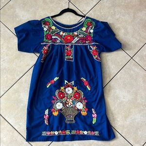 Vintage Mexican Huipil Dress